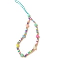 thumbnail image 1 of Beaded Phone Strap Colorful Decorative Phone Charm String Cellphone Wrist Strap, 1 of 10