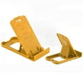 thumbnail image 1 of Mini Foldable Phone Stand Foldable Cell Phone Stand Desk Cell Phone Stand Mini Cell Phone Holder Simple Universal Foldable Desk Phone Stander For Home OfficeYellow, 1 of 1