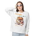 thumbnail image 2 of Pomeranian Mother Book Lover Living That Dog Mom Life Happy Mother's Day Sweatshirt Unisex Merch Pom Dog Lover Gifts - 03004, 2 of 6