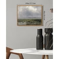 thumbnail image 4 of Drsoum Vintage Grassland Cloud Wall Art Rustic Retro Framed Countryside Sky Prints Farmhouse Classic Decorations for Living Room Bedroom 8x10in Natural Framed, 4 of 6