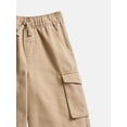 thumbnail image 3 of Wonder Nation Boy’s Wide Leg Cargo Pants, Sizes 4-10, 3 of 3