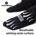 thumbnail image 5 of ROCKBROS Black Cycling Socks for Men Women - Breathable Comfortable Durable Stylish Athletic Biking Socks, 5 of 10