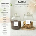 thumbnail image 6 of Half Gallon Large Glass Jars With Lids, Airtight Storage Clear Containers For Kitchen, Laundry Room And Pantry Food Organization, Set Of 4, 6 of 7