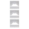 thumbnail image 2 of Cortina de ventana de encaje de Fibra Bearachild 2X Blanco 160x60cm +160x30cm, 2 of 6