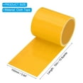 thumbnail image 2 of Uxcell Ruban Gaffer 4 Pouces x 11 Verges Imperméable Sans Résidu Jaune, 2 of 5
