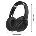 thumbnail image 6 of Tikeitoo Headphones Noise Cancelling Active Noise Cancelling Headest Deep Bass, Comfortable Protein Earpads for Pc Phone Home Travel, 6 of 7