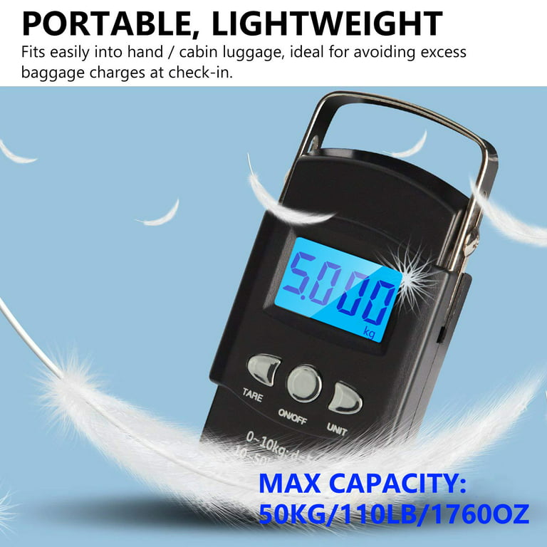 50kg Hand Hanging Portable 304 Stainless Steel Travel Electronic