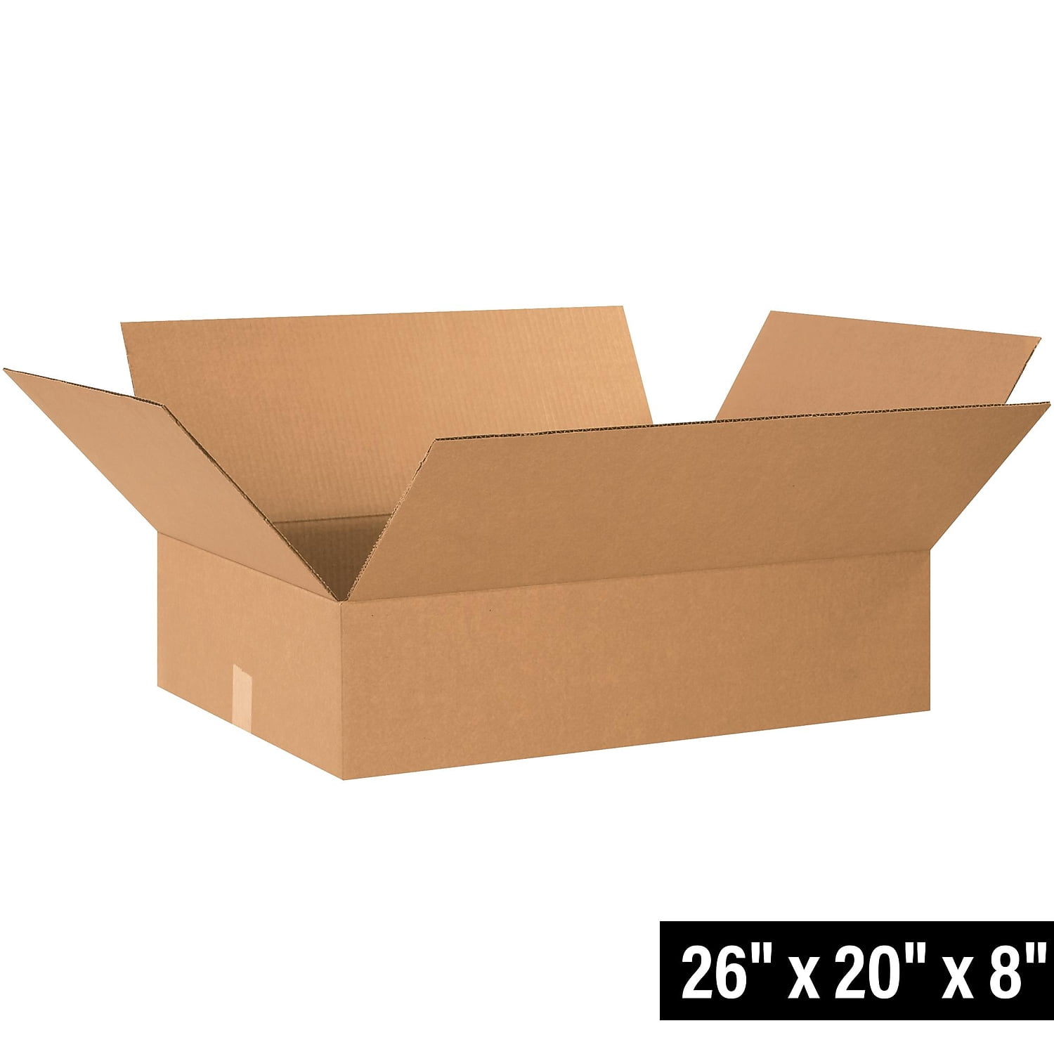 Box Partners Corrugated Boxes 26" x 20" x 8" Kraft 15/Bundle 26208