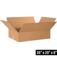 thumbnail image 2 of Box Partners Corrugated Boxes 26" x 20" x 8" Kraft 15/Bundle 26208, 2 of 4