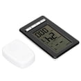 thumbnail image 3 of Indoor Outdoor  , Wall Mounted Mini Weather Station Clock Display   Portable  For Measure Temperature, 3 of 8