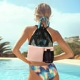 thumbnail image 6 of Swimming Bag Mesh Drawstring Backpack with Wet Bag Beach Backpack Gym Exercise Equipment Bag, 6 of 7