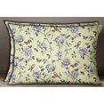 thumbnail image 2 of S4Sassy 2 Pcs Pale Yellow Cotton Poplin Bird & Floral Print Sham Cushion Cover Pillow Case-20 x 28 Inches, 2 of 5