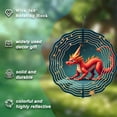 thumbnail image 5 of Vibrant Metal Hanging Wind Spinner with Circular Pattern Design - Festive Dragon Accent for Yard and Garden Decor, 5 of 6