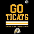 thumbnail image 2 of CFL Hamilton Tiger Cats Go Ticats Chandail à Capuchon Noir Petit, 2 of 4