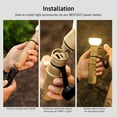 thumbnail image 2 of ELECOM NESTOUT Lanterne DEL de Camping Extérieur avec Mini Trépied, Lumière DEL Douce Alimentée par USB à Intensité Réglable, Résistant à l'Eau et à la Poussière IP44, 10-350, 2 of 9