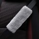 thumbnail image 2 of Royago Funda Para Cinturón De Seguridad De Automóvil, Suave Y Genuina Lana De Oveja, Almohadilla Para El Hombro Para Una Conducción Más Cómoda, Compatible Con Todos Los Automóviles (Gris), 2 of 4