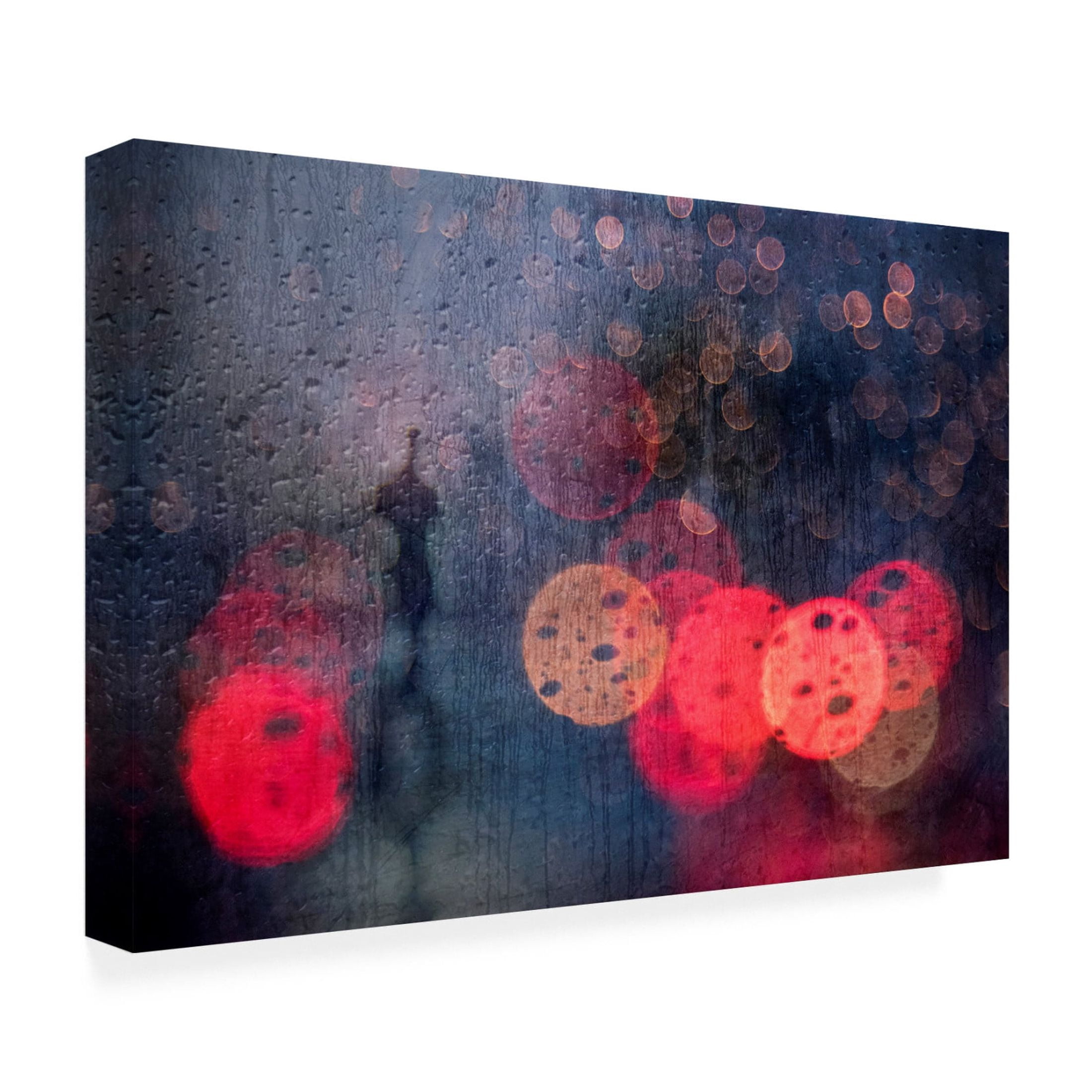 Canvas Wall Art - Ekkachai Khemkum 'Somewhere Down The Road' Wall Art for Living Room, Bedroom, or Office Décor by Trademark Fine Art - 32 x 22 Inches