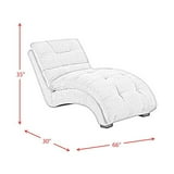 Picket House Furnishings Paulson Upholstered Tufted Chaise Lounge ...