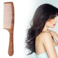 thumbnail image 4 of Cepillo de pelo de salón estático antienredos para masaje del cuero cabelludo con peine suave de madera (06) Tmvgtek cuidado belleza, 4 of 9