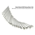 thumbnail image 2 of 3mm Shank HSS CNC Rotary Burrs Set Tools File Milling Cutter Engraving Bits for Drilling Woodwork Electric Grinding Accessories, 2 of 7