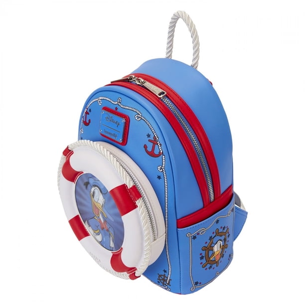 donald duck 90th anniversary color changing loungefly mini backpack Disney Disney, blue, Standard, Modern Clothing, Shoes & Accessories Disneys Donald Duck is the star of this accessory Donald Duck Exclusive 90th Anniversary