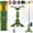 Green, variant on SaveJoy Camping Lantern Rechargeable Camping Gear, Telescopic Camp Light, Portable Waterproof LED Working Lantern, Foldable Outdoor Emergency Light with 8 Modes, Black