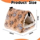 thumbnail image 2 of Cama cálida para hámster de invierno, cama suave y pequeña para mascotas con diseño de gancho para hámster, loro, erizo, conejillo de indias, 2 of 7