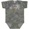 thumbnail image 3 of Inktastic Lil Bro Matching Elephant Boys Baby Bodysuit, 3 of 5