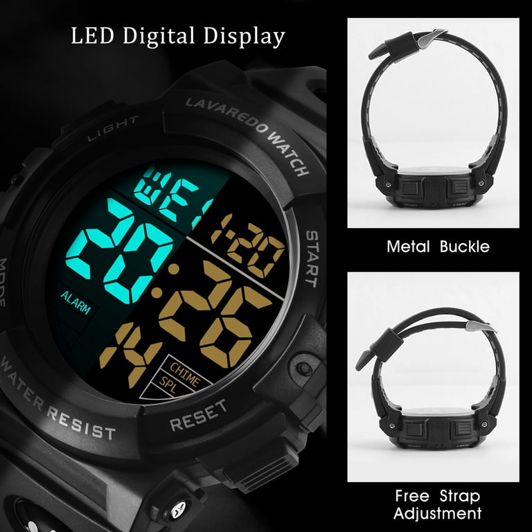 Alps Digital Sport Watch with LED Backlight and Stopwatch photo 3