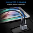 thumbnail image 7 of Car Charger, 2Pack 4.8A Portable Dual Port USB Cargador Carro Lighter Adapter for iPhone, Tablet, Samsung, GPS - Black Fast Charging 12v Outlet LED Muti Cell Phone Car USB Charger Adapter, 7 of 7