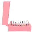 thumbnail image 2 of Contenedor expositor de puntas de uñas mini cubierta a prueba de polvo juego de soporte para puntas de uñas para profesionales para salón de belleza ANGGREK Otros, 2 of 8