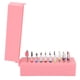 thumbnail image 1 of Organizador expositor de puntas de uñas, cubierta a prueba de polvo de 30 agujeros, Mini soporte seguro para puntas de uñas de acero de tungsteno con caja de almacenamiento, 1 of 8