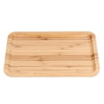 thumbnail image 2 of Bandeja De Bambú De Bambú, Bandeja Rectangular Elegante Y Segura Para Comida, Sin Tóxicos, Para Café, Té Y Desayuno, 2 of 7