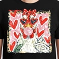 thumbnail image 3 of Coquette Leopard Valentine Chicken Hen Blowing Bubble Gum – T-Shirt, Hoodie & Sweatshirt – Fun Animal Lovers Apparel –, 3 of 6