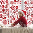 thumbnail image 5 of IMISHM Christmas Candy Wall Decals Candy Cane Floor Decals Cute Christmas Wall Decorations Removable Christmas Wall Stickers for Christmas Door Window Decorations, 5 of 7