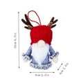 thumbnail image 3 of Xihbxyly Colgante de Gnomo Navideño, Gorro de Astas de Punto, Bonito Adorno de Rudolph, Lámpara Led Colgante, Decoración Festiva para El Hogar, Perfecto para Árbol de Navidad, Sala de Estar, Dormitor, 3 of 5