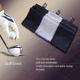 thumbnail image 2 of Lishi 2-Pack White Waffle Pattern Golf Towels for Quick-Drying and Anti-Pilling, Golf Training Accessory, 2 of 5
