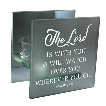 Cottage Garden MCHQ12SGY The Lord Is Candle Holder with You Genesis 28-15