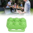 thumbnail image 4 of Eggs Protective Box, No Peculiar Smell Shatterproof 6 Grid Egg Box ABS  For Barbecues For Picnics For Trips Orange,Blue,Green, 4 of 8