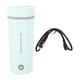 thumbnail image 1 of Travel Electric Kettle Portable 350ml Stainless Steel Safety Protection Mini Hot Water Boiler with Car Charger for Work Office 12V 80W Light Green, 1 of 5