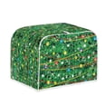 thumbnail image 2 of ZUXONGSY Christmas Tree Toster Cover 2 Slice Appliance Cover Toaster Cover Wide Slot Fits for Most Standard 2 Slice Toasters Small Appliance Dust Cover Lightweight Xmas Gift, 2 of 7