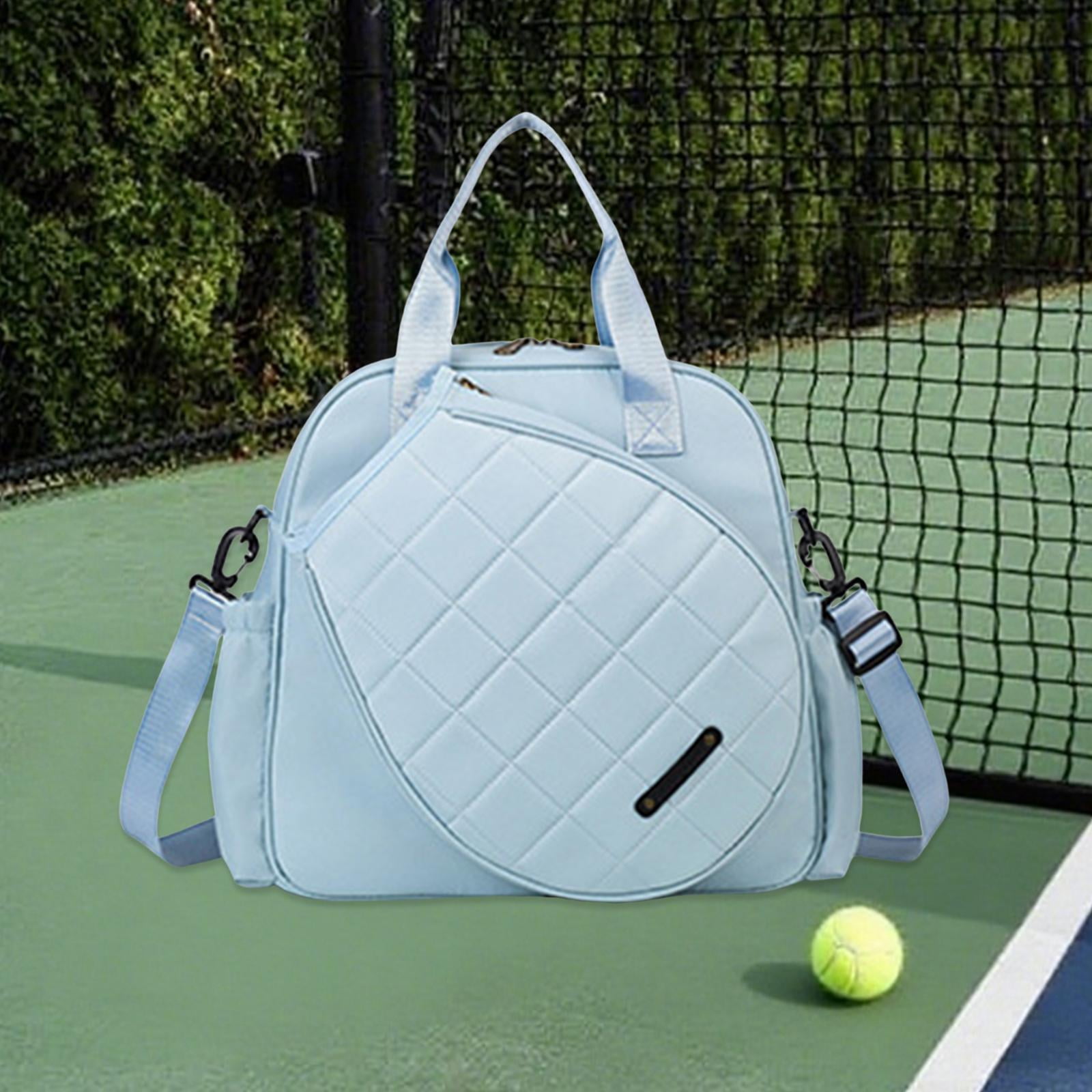 Tennis Bag Racket Holder Shoulder Bag Large Capacity with Adjustable Strap for Adult Men and Women Players