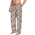 thumbnail image 6 of Pofeuu Transport Print Men's Pajama Pants, Soft Lounge Pajama Pants with big pockets for Men Plaid Pj Bottoms-X-Large, 6 of 6