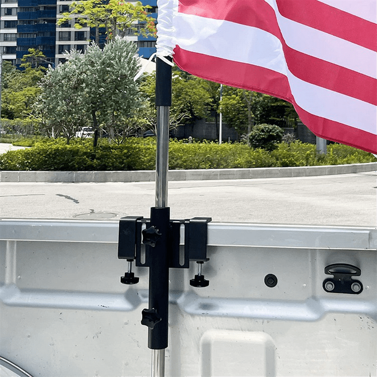 Winyuyby Hitch Flag Pole Holder - Flagpole Hitch Mount Universal Fit for  Trailer Truck RV Pickup - Flag Pole Holder 