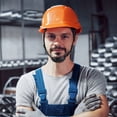 thumbnail image 3 of Barboquejo universal ajustable para casco de seguridad, ideal para trabajadores de la construcción, la silvicultura y uso industrial., 3 of 8