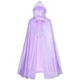 thumbnail image 3 of KAWELL Deluxe Elsa Princess Purple Cape Costume for 3-12 Girls Years, 3 of 6