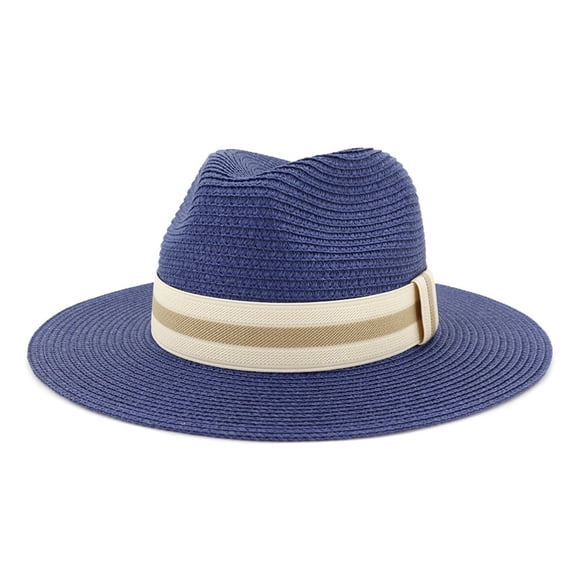 ibiyuan Straw Hats For Women UPF 50 ,Hat Female Spring And Summer Small Fresh Seaside Holiday Foldable Hat