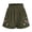 Army Green, variant on Women'S Embroidered Corduroy Shorts Elastic High Waisted Straight Leg Casual Lounge Shorts Summer Fashion Loose Short