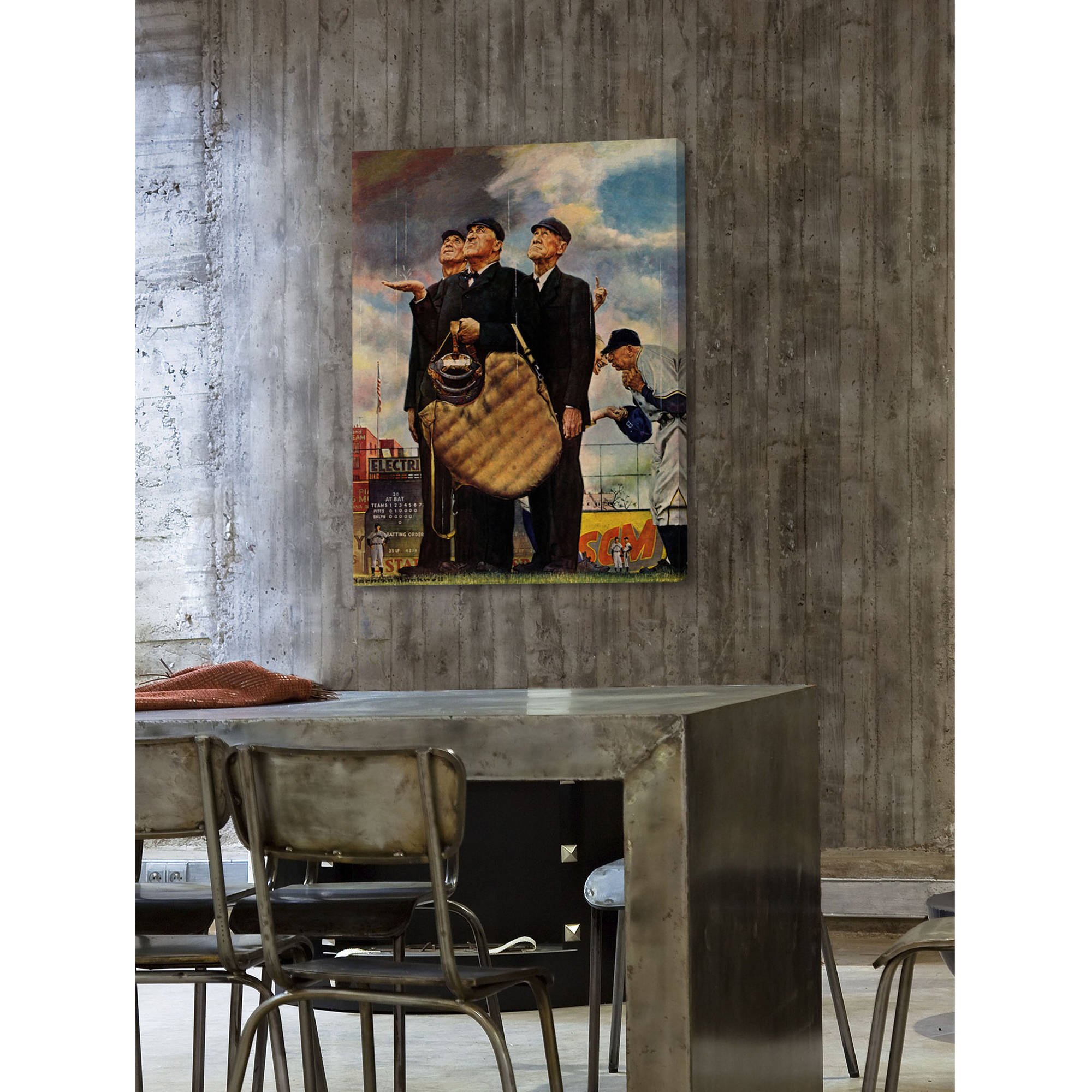 Marmont Hill Bottom of the Sixth by Norman Rockwell Painting Print on Canvas