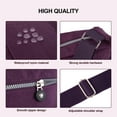 thumbnail image 3 of Vbiger Women Shoulder Bag Fashionable Crossbody Bags Multiple Pockets Casual Handbag, Purple, 3 of 7